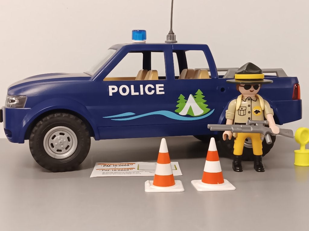 Playmobil Politie Truck 4x4 Poppetjes Onderdelen 12,50, Verzenden, Zo goed als nieuw, Complete set