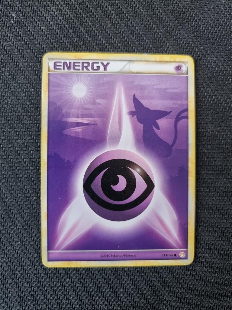 Energy Espeon 119/123 HeartGold & SoulSilver Pokemon kaart, Ophalen of Verzenden, Zo goed als nieuw