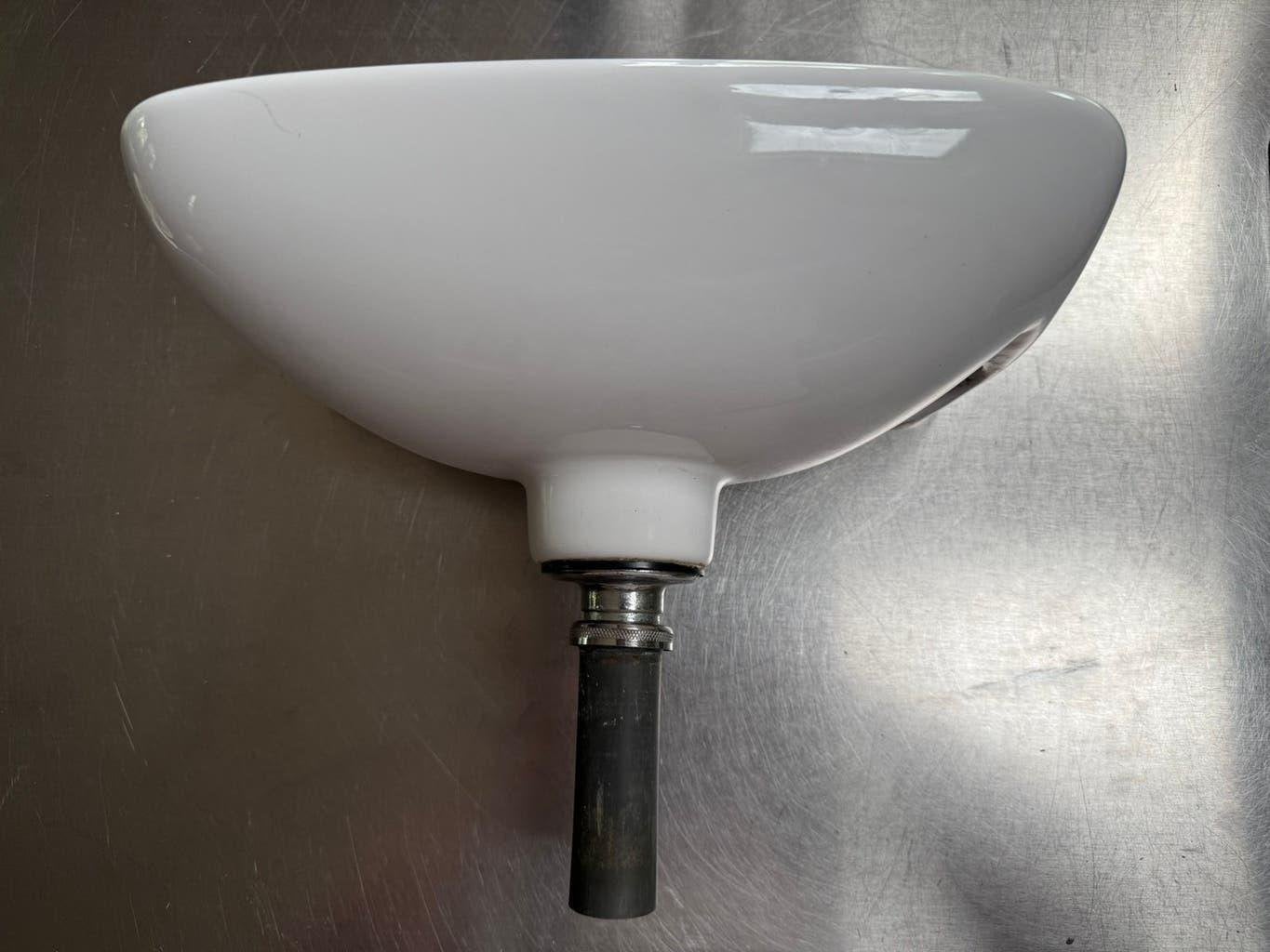 Wastafel/fonteintje met kraan in goede staat, Ophalen, Gebruikt, Chroom, Wastafel
