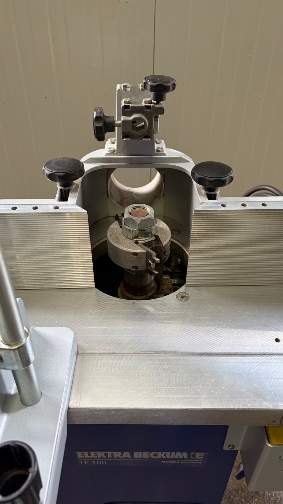 Elektra Beckum TF 100 M Tafelfreesmachine 2,8 kW 400V, Ophalen of Verzenden, Zo goed als nieuw, Elektrisch, Overige soorten