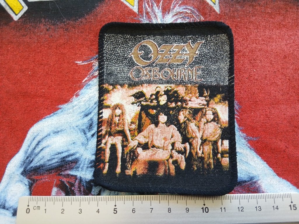 OZZY OSBOURNE  no rest for the wicked vintage 1988 patch 7, Ophalen of Verzenden, Nieuw, Kleding