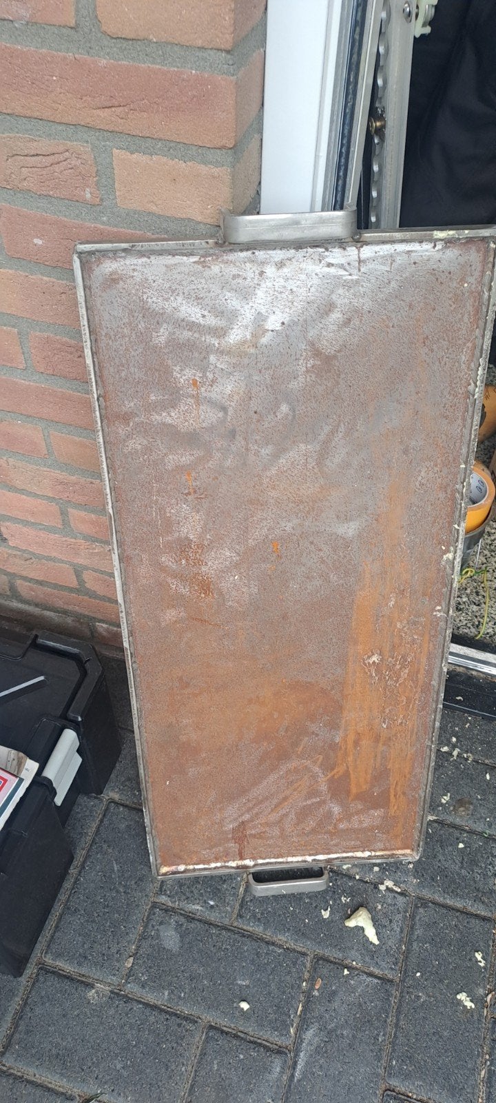 bakplaat bbq massief kookplaat buitenkoken, Tuin en Terras, Ophalen