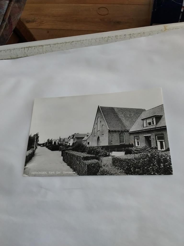HERKINGEN  KERK GER. GEMEENTE, Verzamelen, Ophalen of Verzenden, 1960 tot 1980, Zuid-Holland