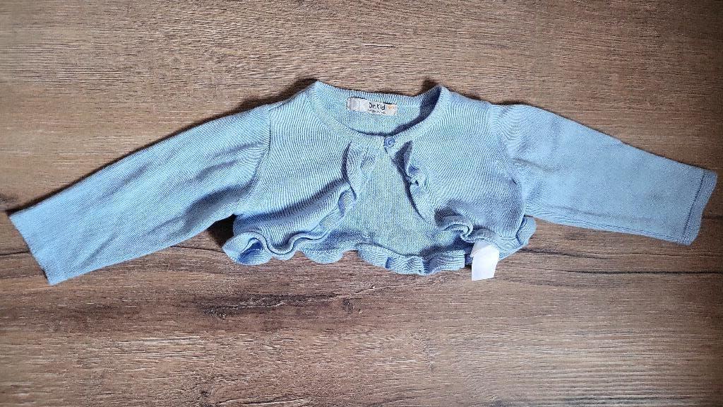 Nieuwe blauwe bolero Dr Kid maat 6 maand, Ophalen of Verzenden, Truitje of Vestje, Meisje, Dr. Kid