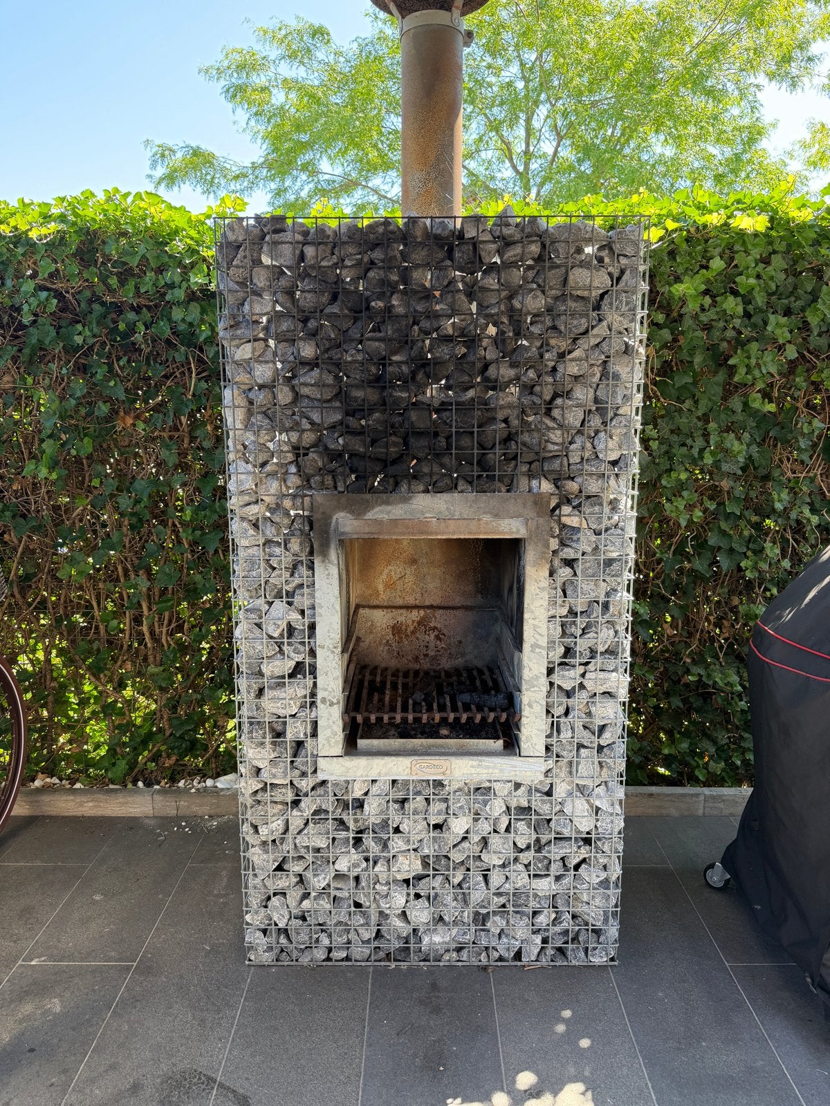 Gardeco Gabion BBQ / Buitenhaard - Robuust en Stijlvol, Ophalen, Gebruikt, Vuurkorf