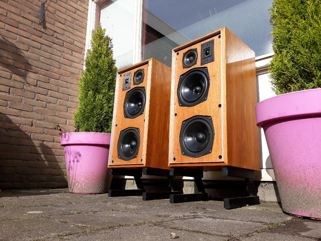 VINTAGE IMF ALS-40 1977, Audio, Tv en Foto, Luidsprekers, Gebruikt, Front, Rear of Stereo speakers, 120 watt of meer, Overige merken