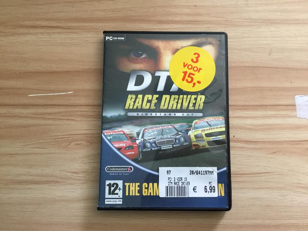 Pc game dtm race driver, Spelcomputers en Games, Games | Pc, 1 speler, Racen en Vliegen, Ophalen of Verzenden, Zo goed als nieuw