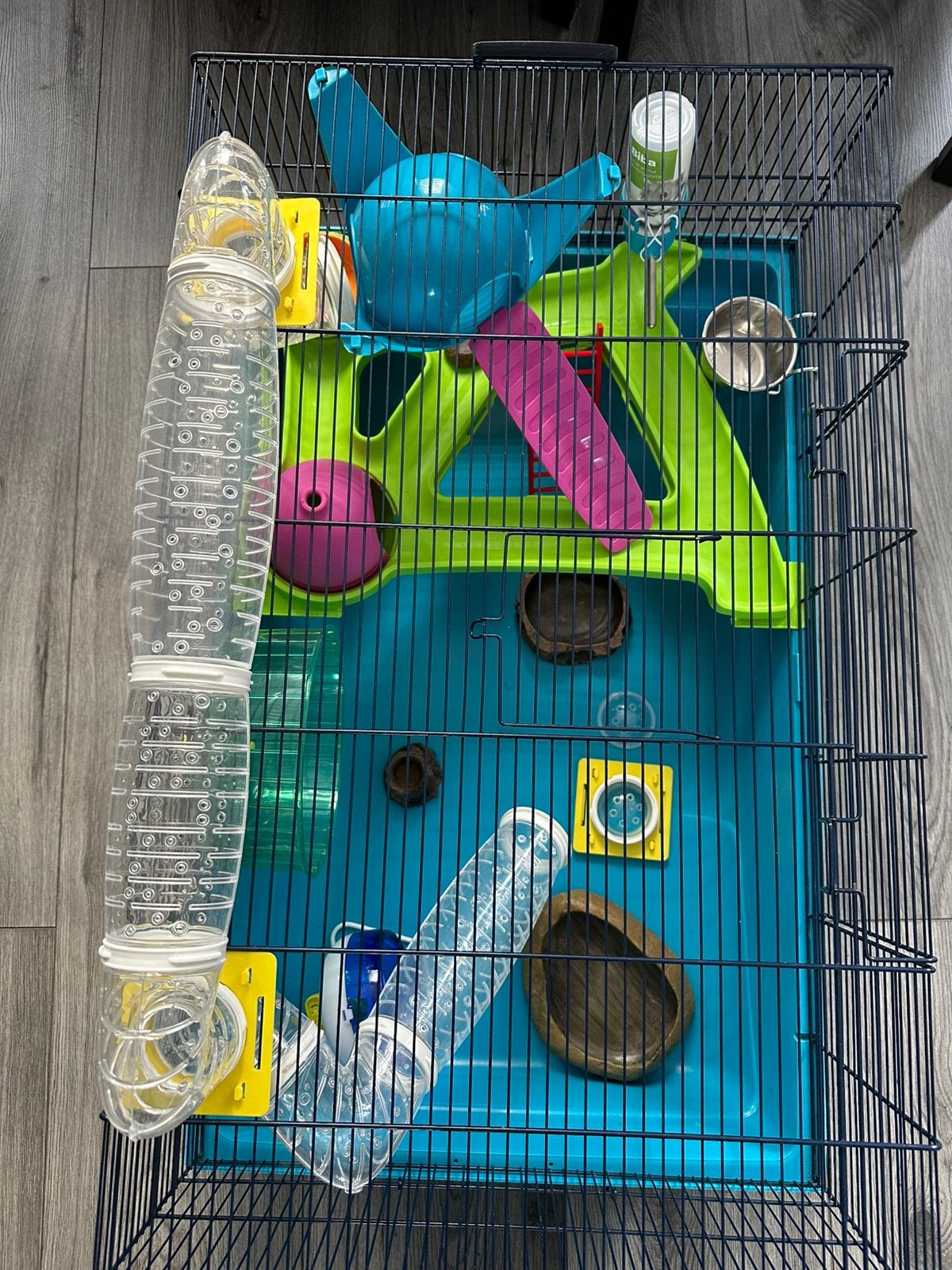 Hamsterkool, Dieren en Toebehoren, Knaagdieren en Konijnen | Hokken en Kooien, Kooi, Minder dan 75 cm, Zo goed als nieuw, Hamster