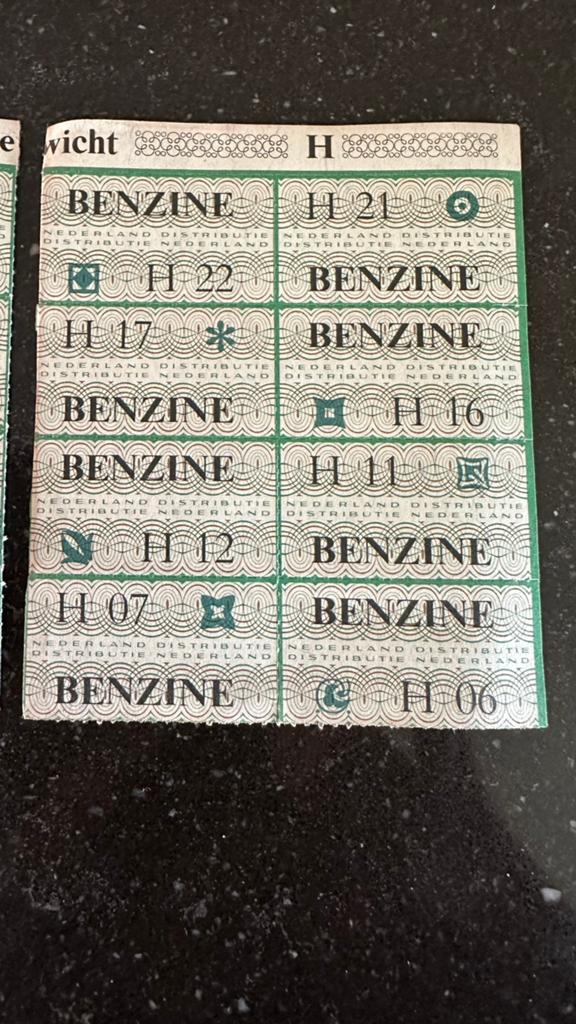 Oude benzine bonnen, Verzamelen, Ophalen, Overige typen