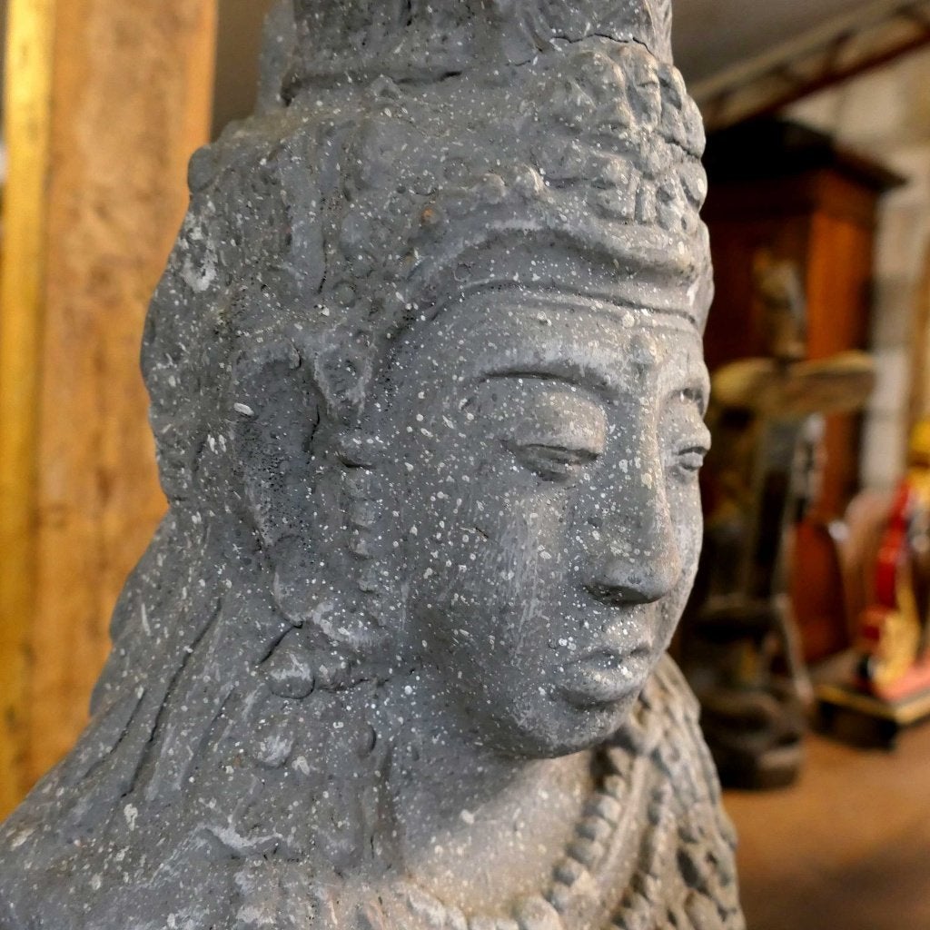 Hindoeistisch beeld TCX2 Hindoe Hindu vrouw buste Indonesie, Antiek en Kunst, Ophalen of Verzenden