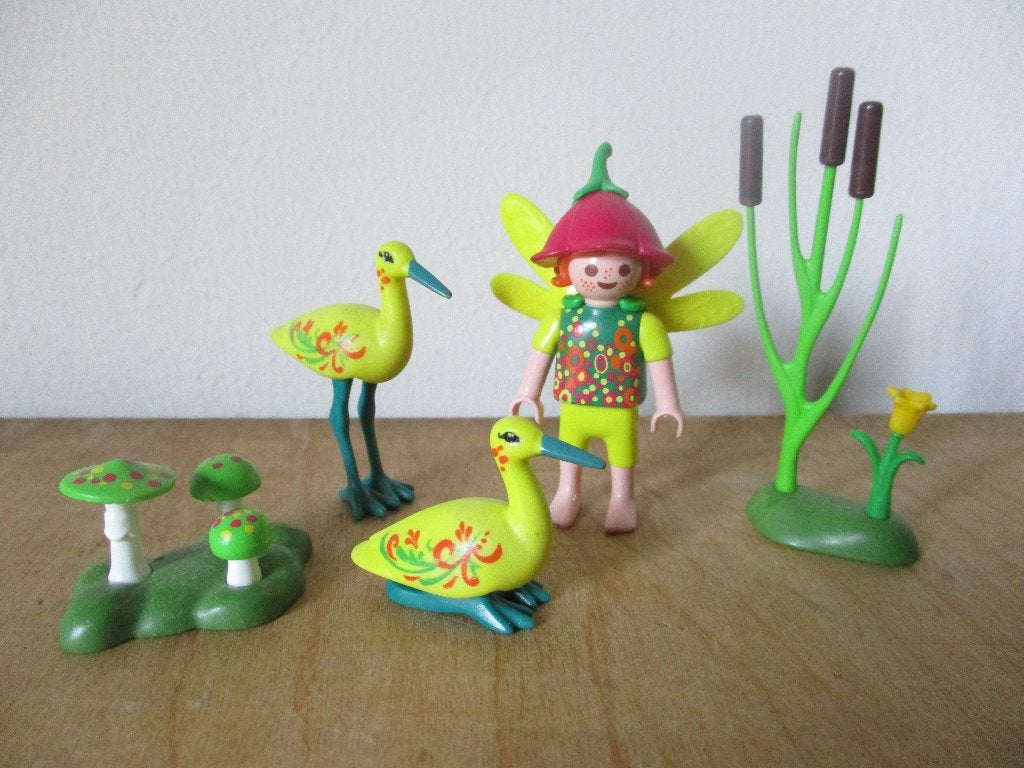 Playmobil 9138 elfje met ooievaars, Ophalen of Verzenden, Gebruikt