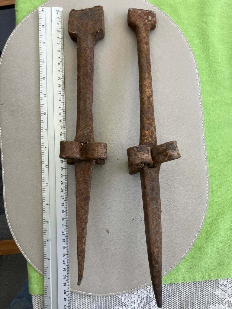 Twee bijzondere haarijzers haarspit ijzers samen 17,50€, Antiek en Kunst, Antiek | Gereedschap en Instrumenten, Ophalen of Verzenden