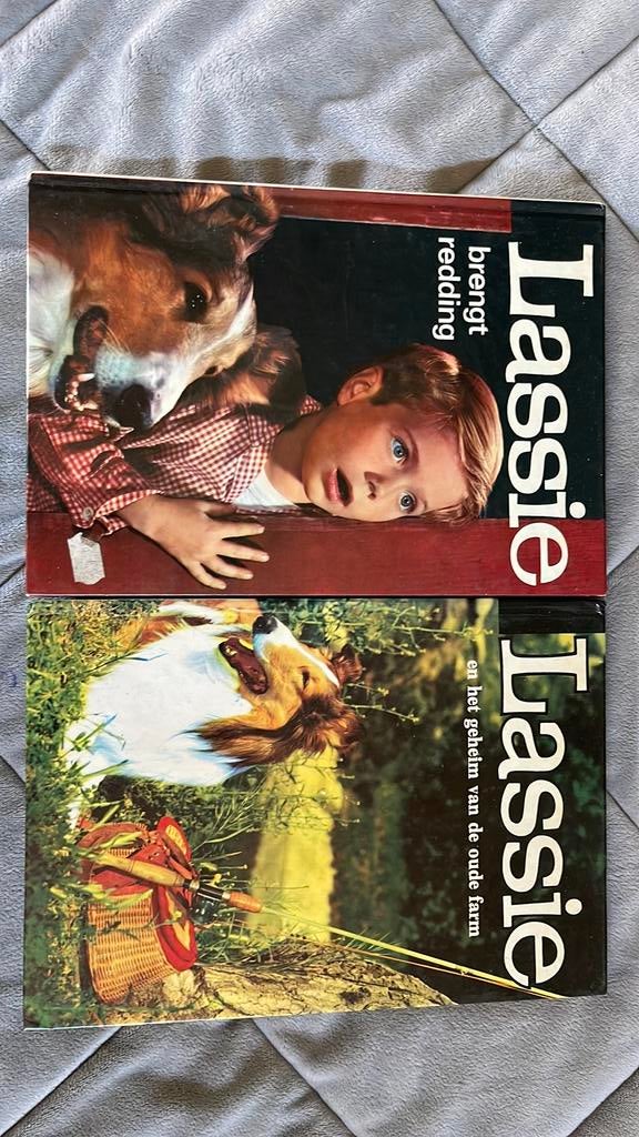 2 boeken van Lassie, Ophalen, Gelezen, Tv-serie