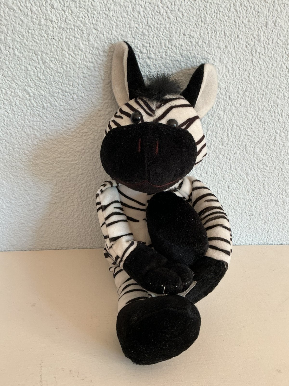 Knuffel zebra groot 30 cm, Overige typen, Ophalen of Verzenden, Zo goed als nieuw, Middelgroot (20 tot 80 cm)