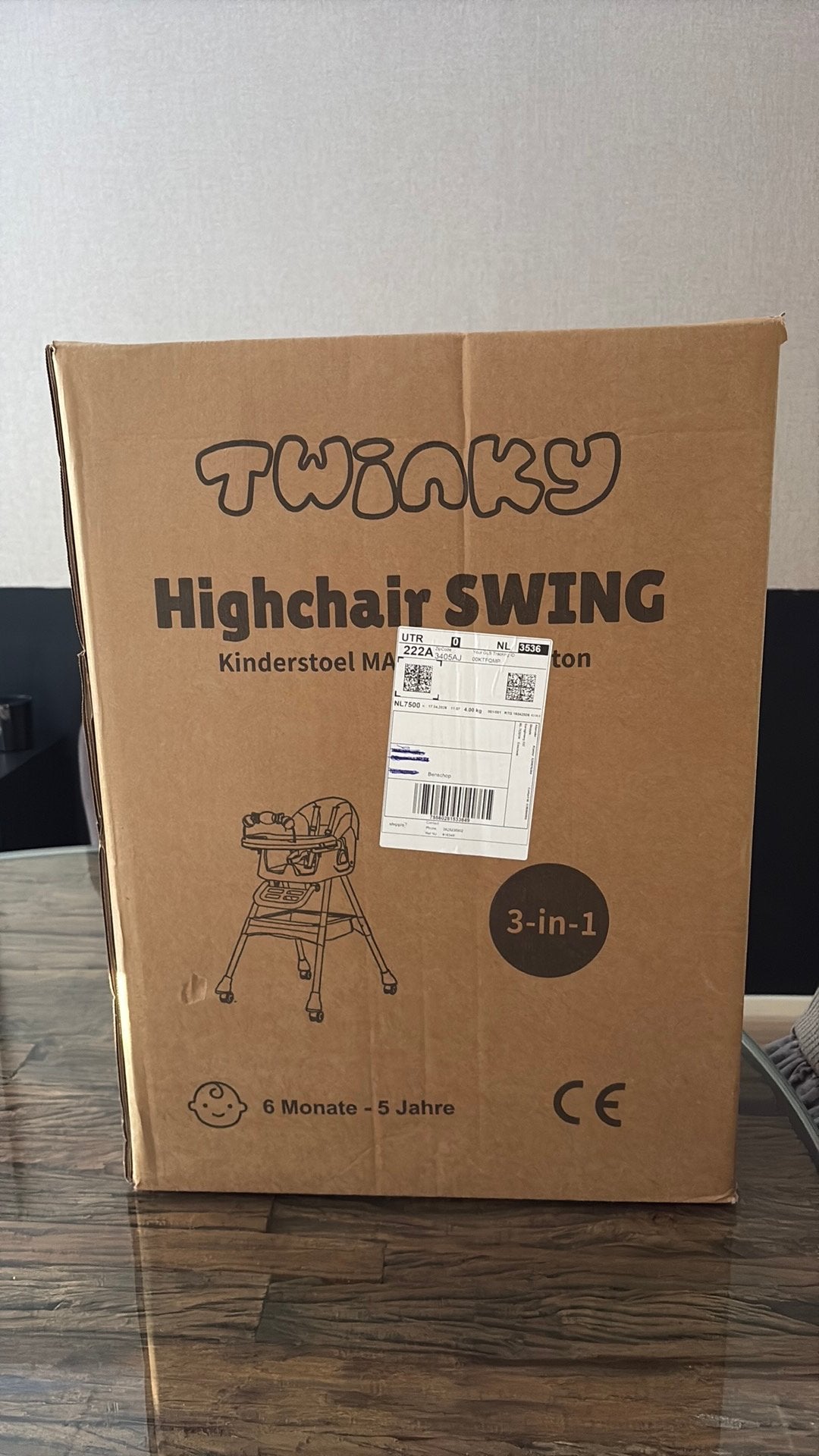 Twinky Stoel, Ophalen, Nieuw, Meegroeistoel