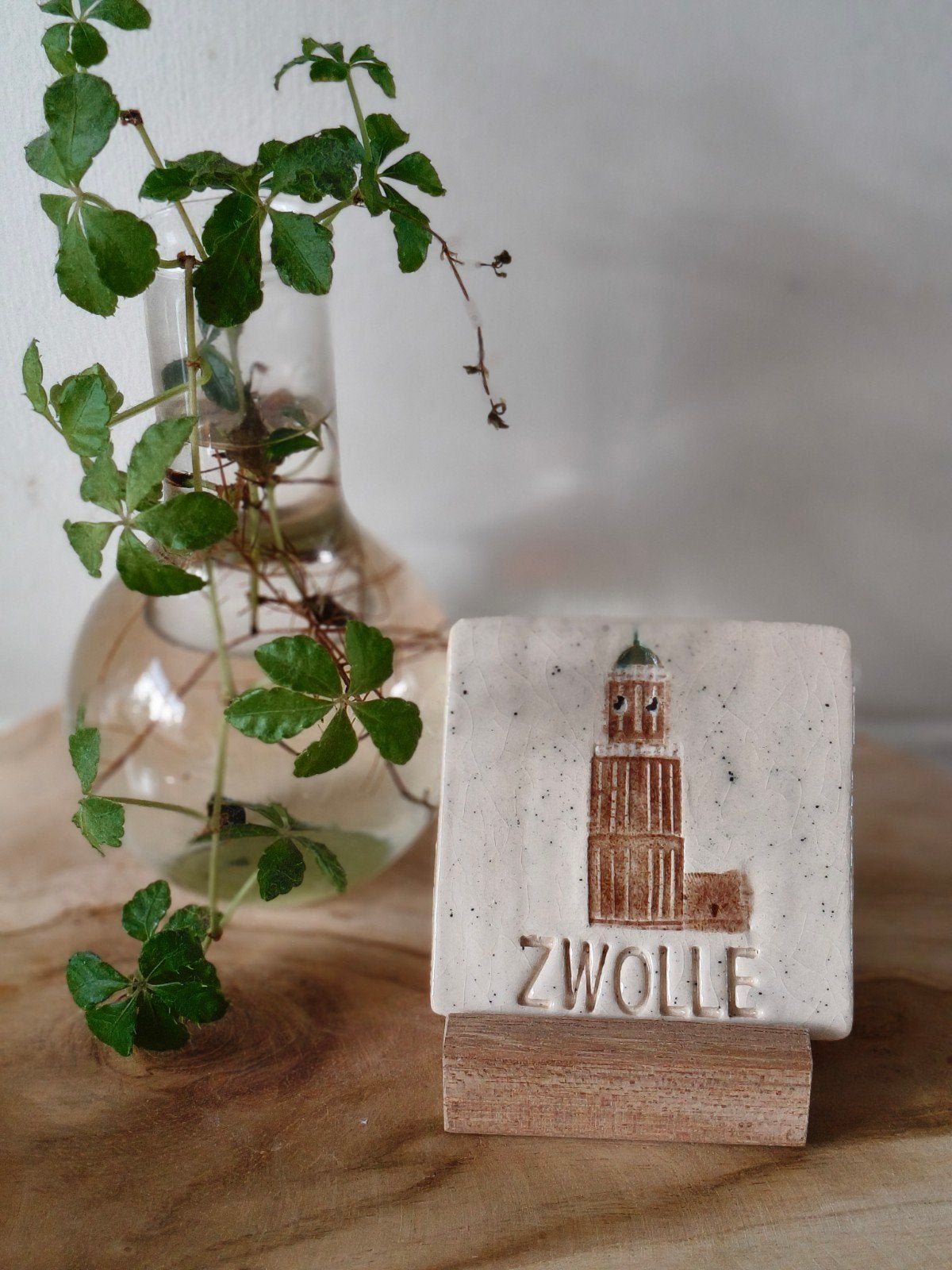 Tegeltje Peperbus Zwolle, Ophalen of Verzenden, Nieuw