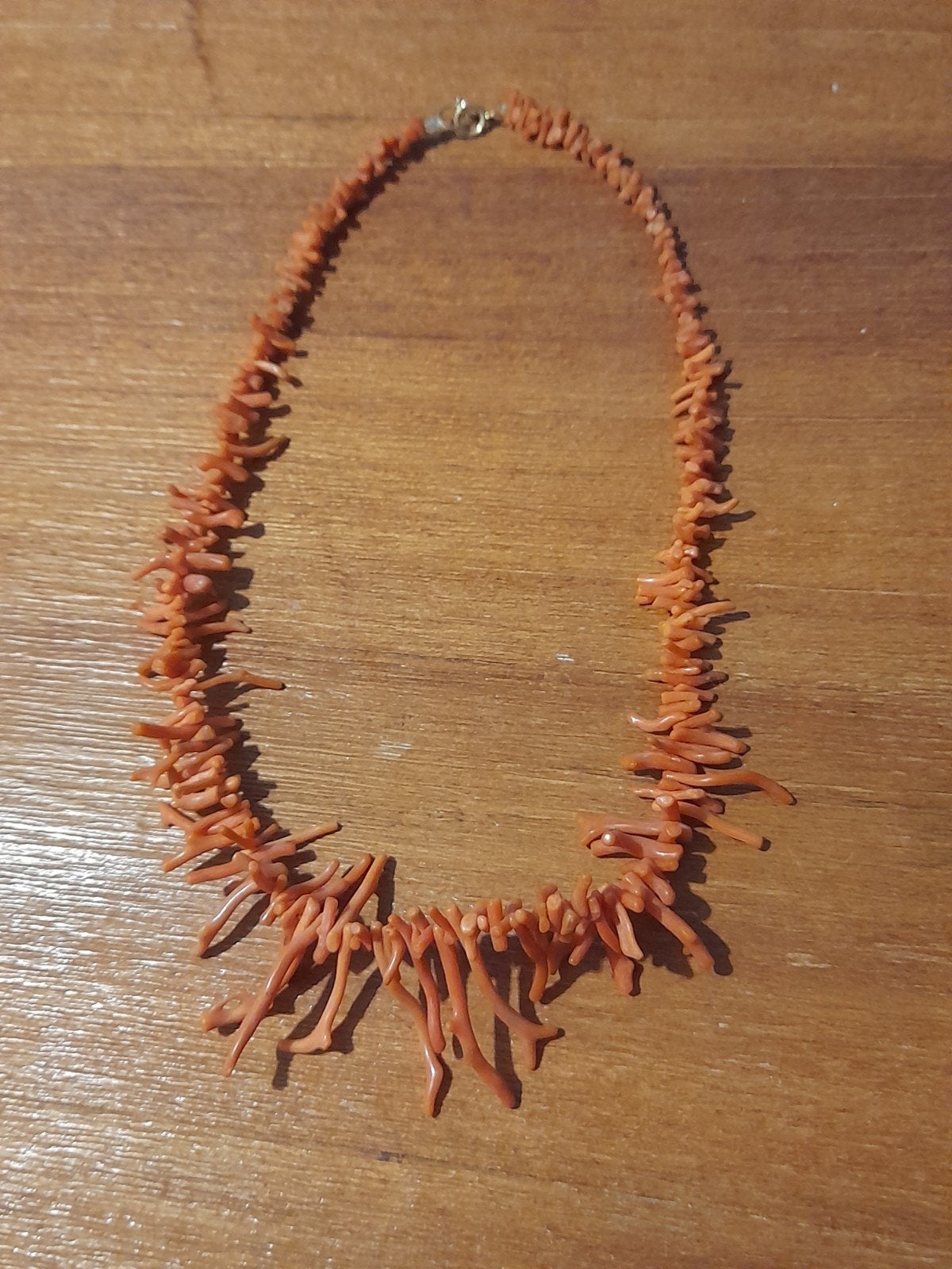 Vintage Bloedkoralen Ketting - Perfecte Staat, Sieraden, Tassen en Uiterlijk, Ophalen of Verzenden, Gebruikt, Rood, Steen of Mineraal