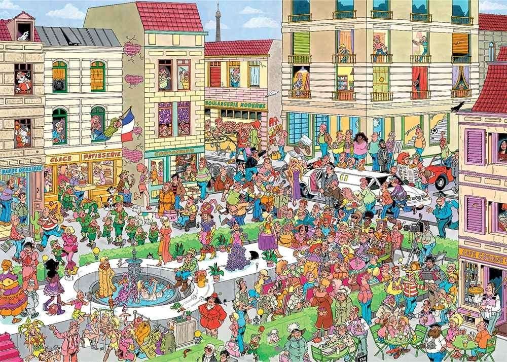 Legpuzzels van Jan van Haasteren te koop, Ophalen, 500 t/m 1500 stukjes, Zo goed als nieuw