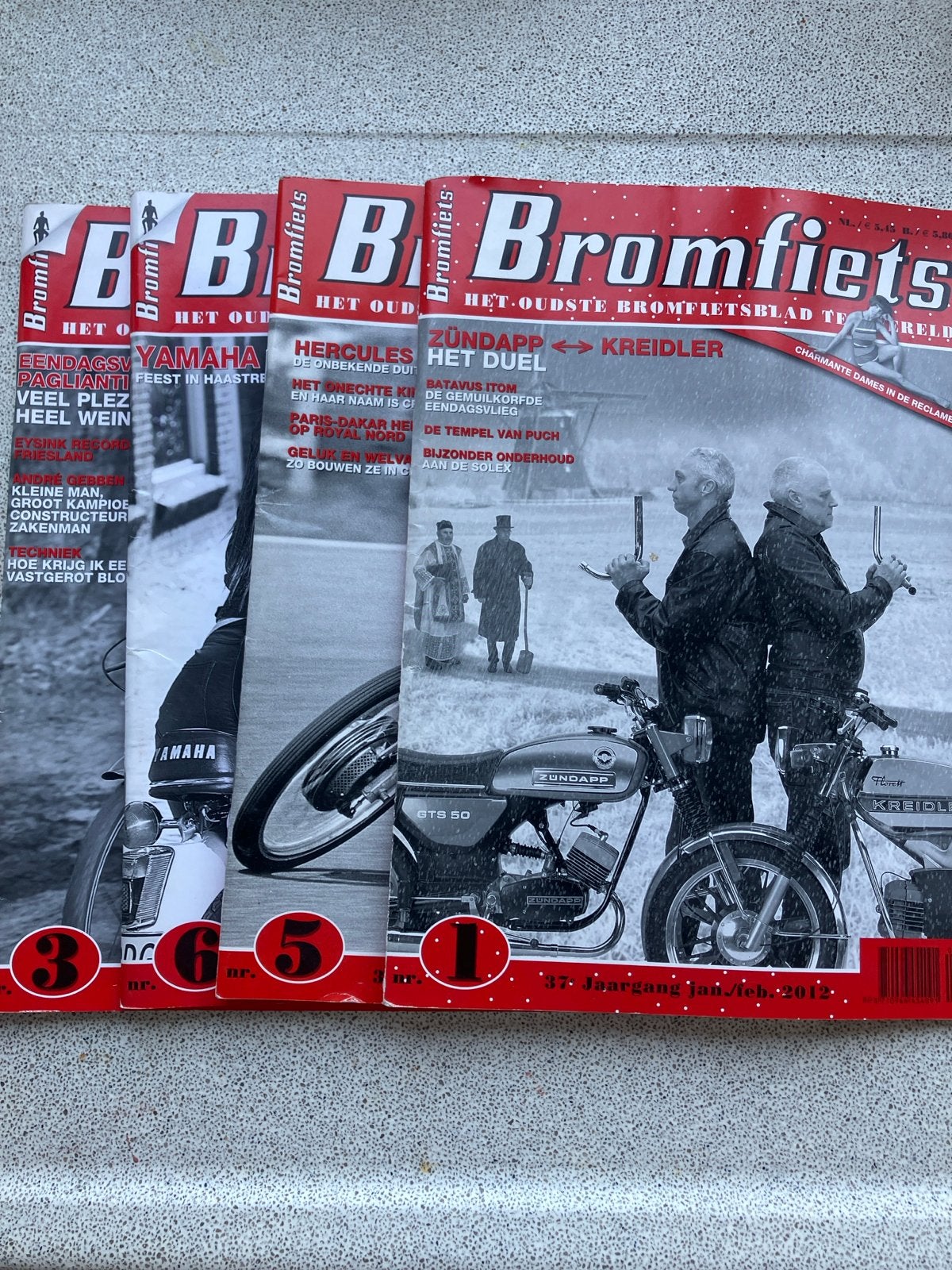 Bromfiets Magazine - 4 nummers, Boeken, Ophalen of Verzenden, Gelezen