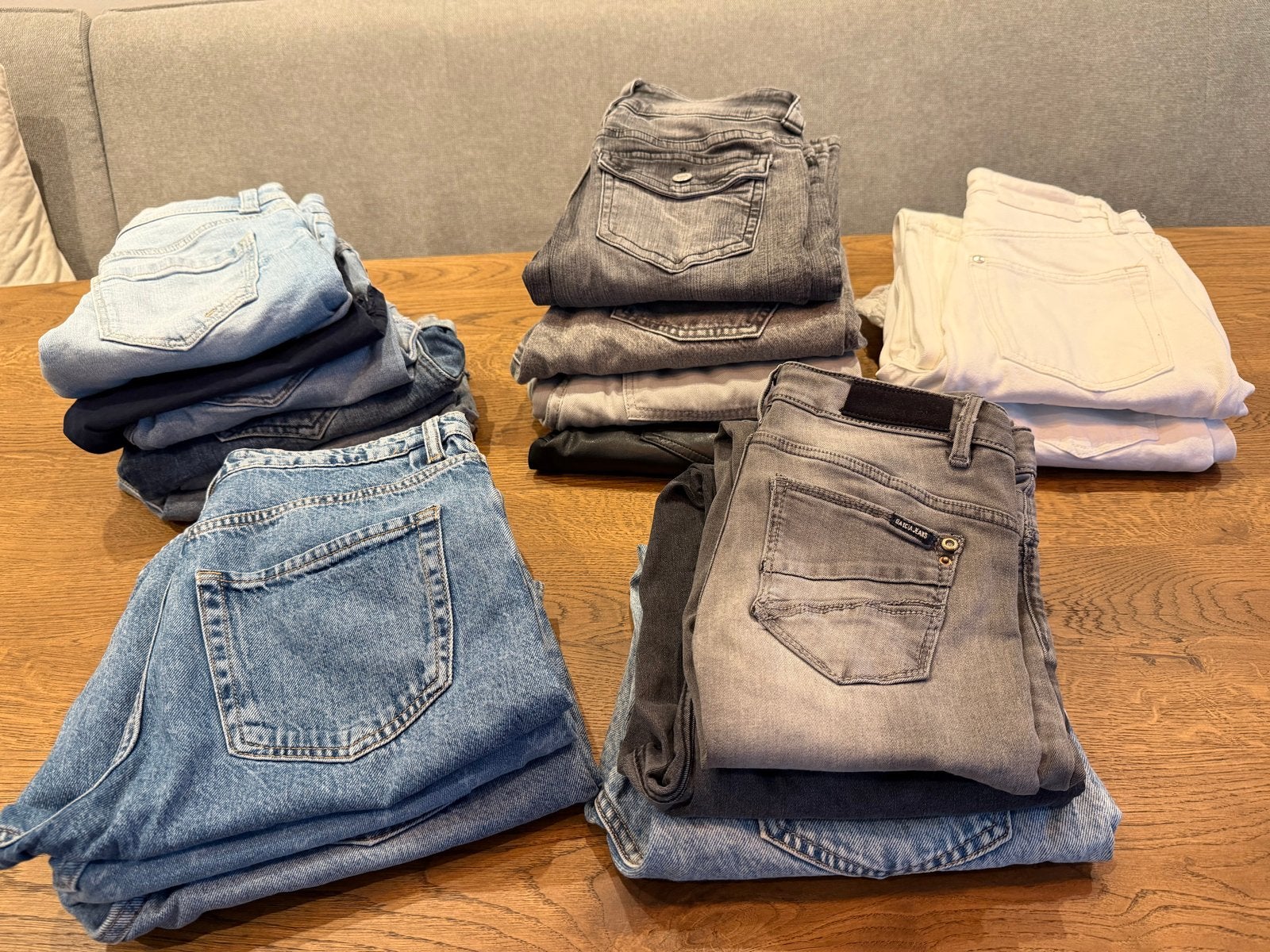 Groot kledingpakket: shorts, jorts, spijkerbroeken, leerlook, Kort, Blauw, Ophalen of Verzenden, Maat 34 (XS) of kleiner