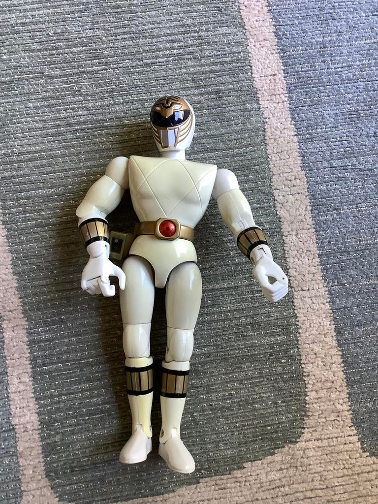 Mighty Morphin Power Rangers White Ranger 1993, Verzamelen, Transformers, G1, Ophalen of Verzenden, Gebruikt