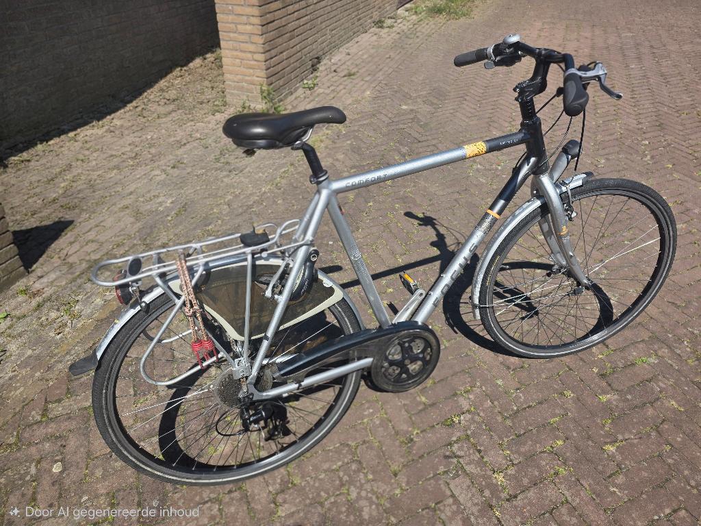 fiets, Gebruikt, Velgrem, Versnellingen, 56 cm of meer