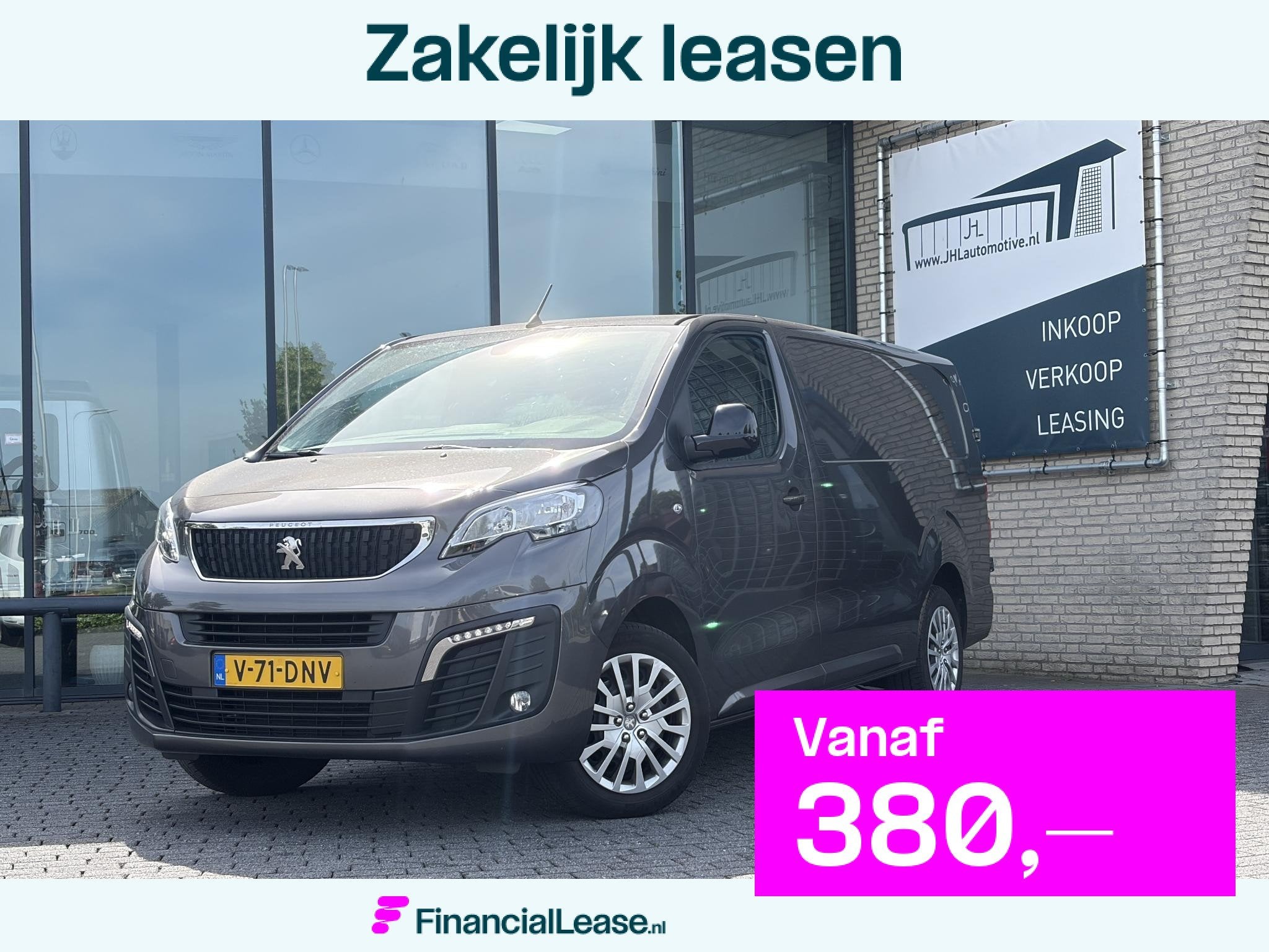 Peugeot Expert 2.0 L3*AUTOM.*NAV*3PERS*CRUISE*INBOUW*A/C*250, Bluetooth, Stof, Gebruikt, 4 cilinders