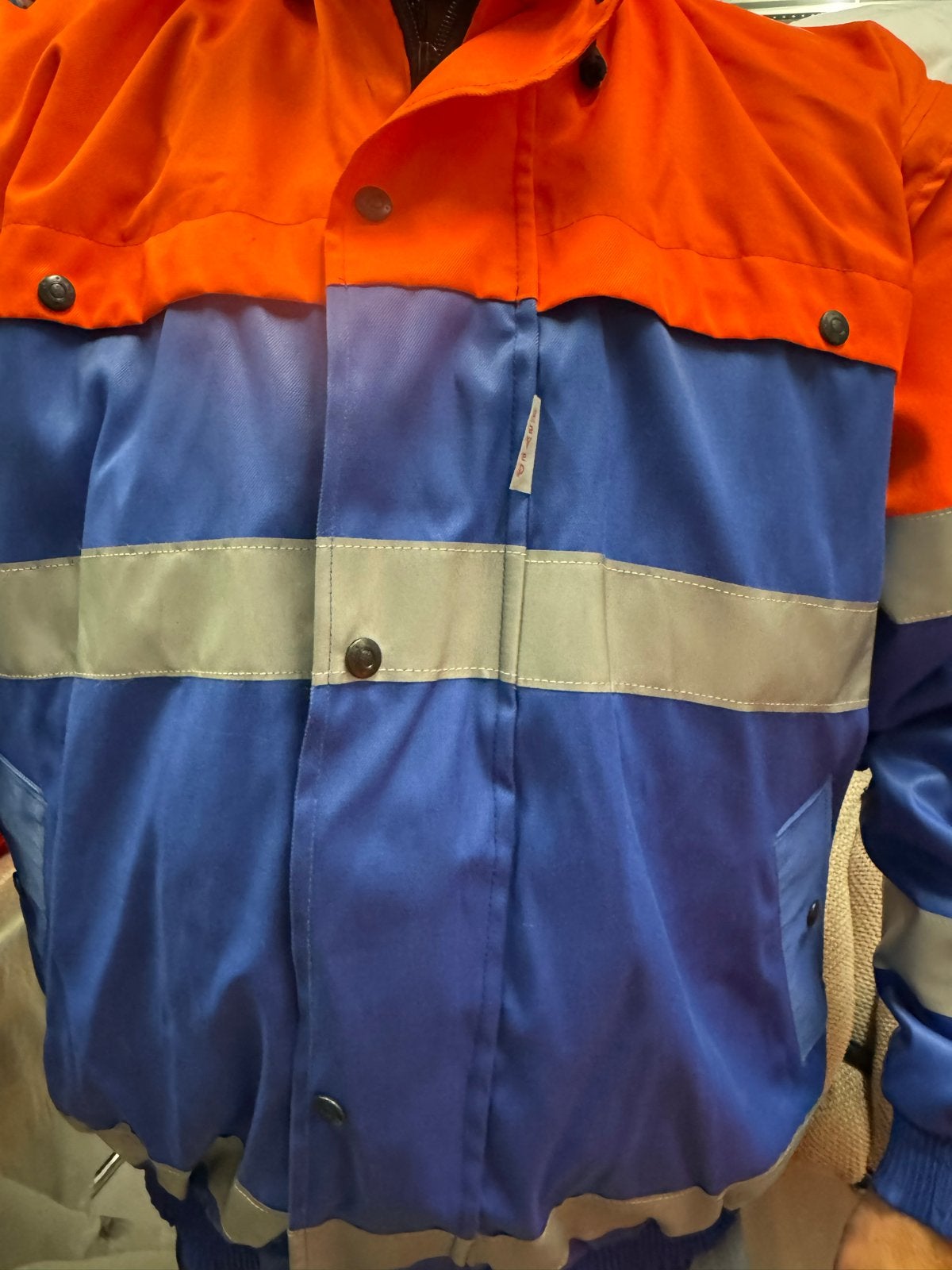 HaVeP Beave veiligheidsjas, oranje/blauw, maat XL, Ophalen, Gebruikt