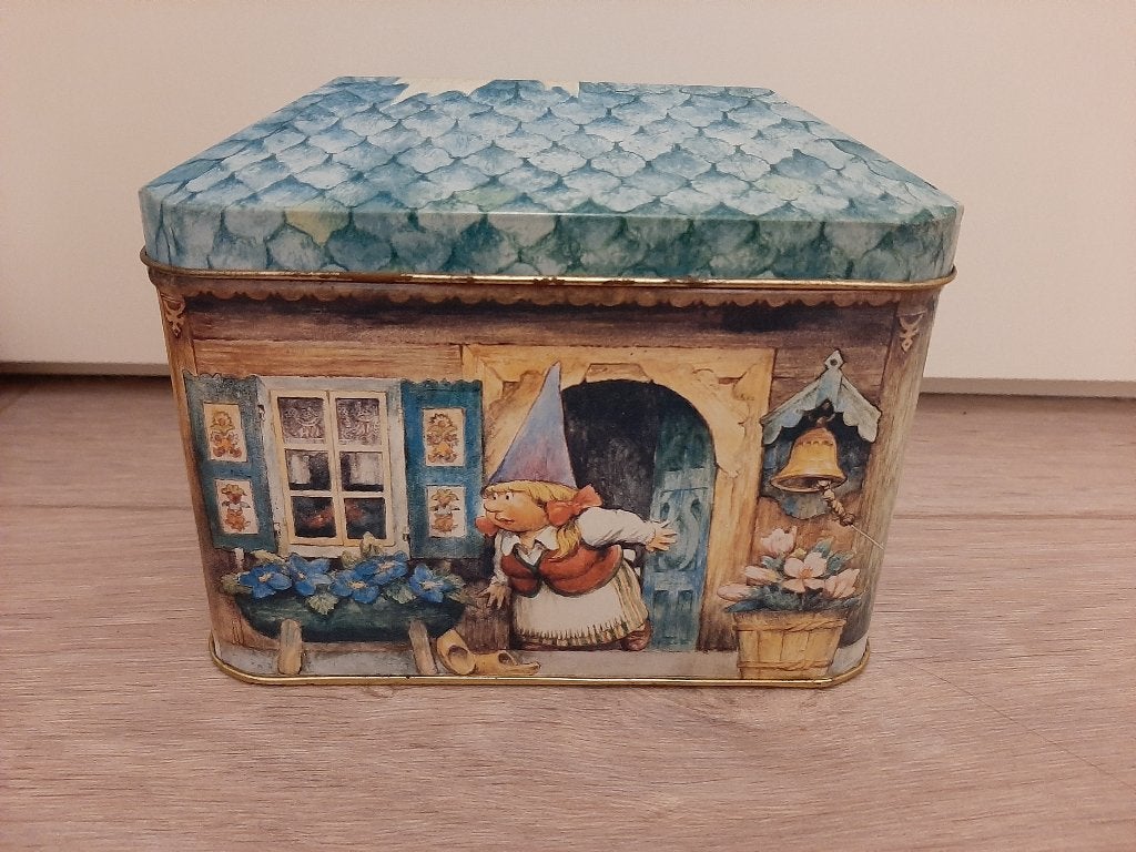 Oud blikje van David de Kabouter / Lisa (Rien Poortvliet), Ophalen, Gebruikt, Overige