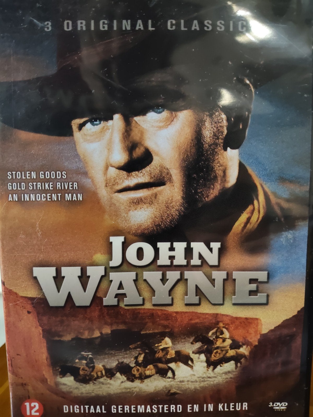 John Wayne 3 Original Classic Films DVD - Western, Engels, Nederlands, Ophalen of Verzenden, Zo goed als nieuw