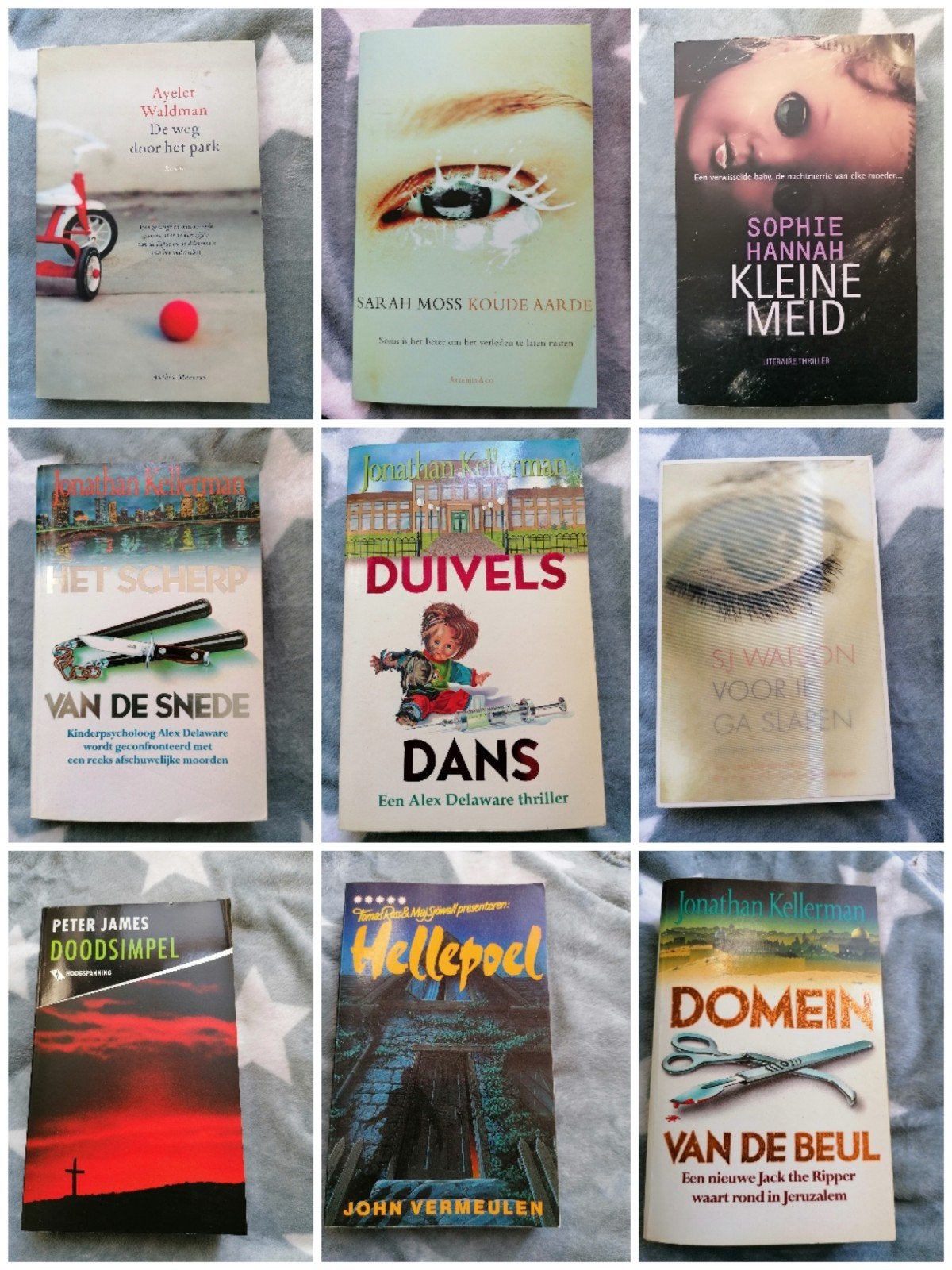 Pakket met 9 spannende thrillers, Boeken, Ophalen of Verzenden, Gelezen