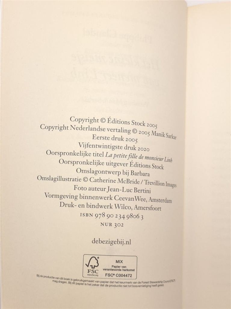 Kleine Meisje van Meneer Linh — Claudel, De Bezige Bij 2020, Boeken, Ophalen of Verzenden, Gelezen