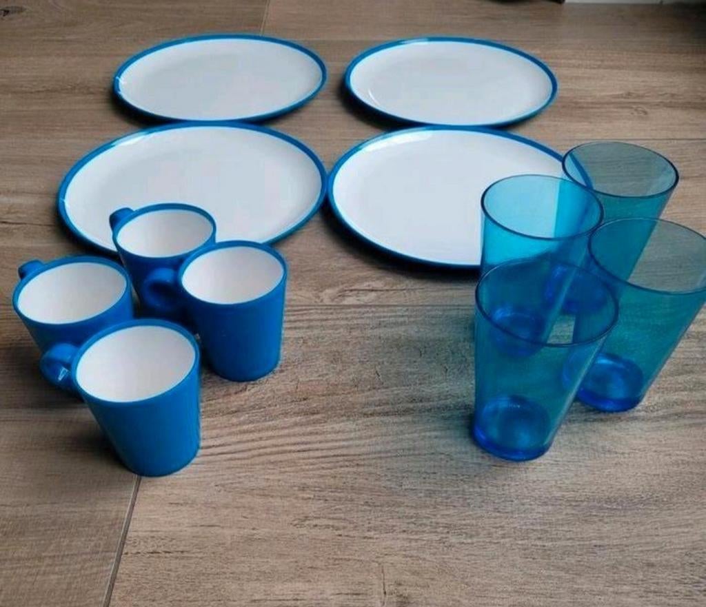 Mepal servies 4 persoons, Caravans en Kamperen, Ophalen of Verzenden