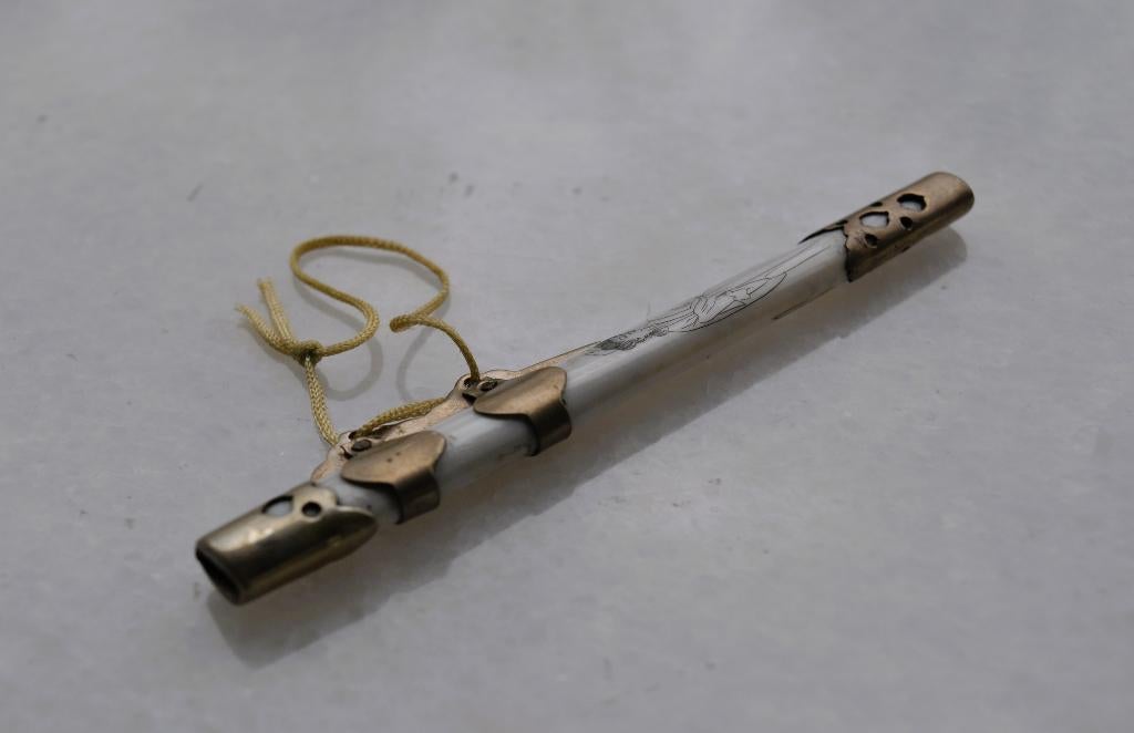Oude Chinese Schede Briefopener met Koper  9,5 cm, Ophalen of Verzenden
