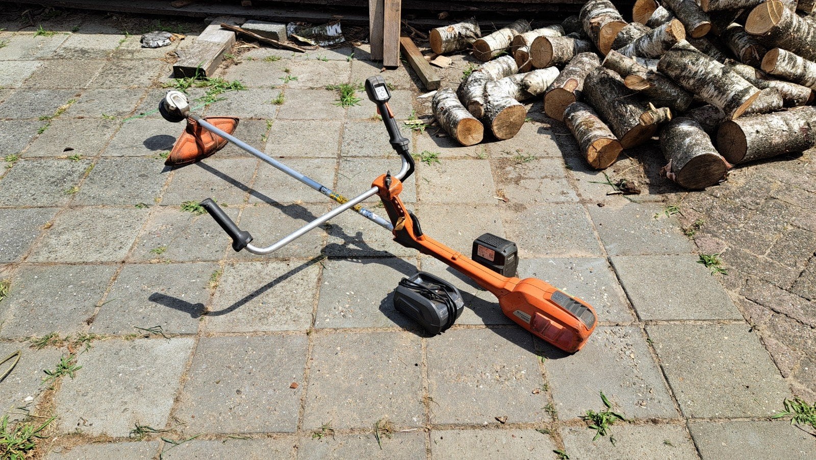 Husqvarna 536LiRX (accu)bosmaaier met accu en lader., Ophalen, Gebruikt, Accu, ????