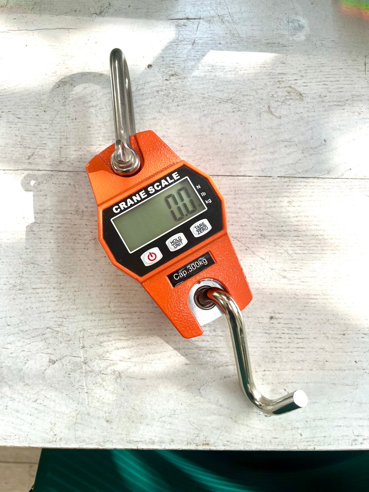 Digitale Hangweegschaal 300kg - Oranje Crane Scale, Ophalen of Verzenden, Nieuw, Hangweegschaal, 200 kg of meer