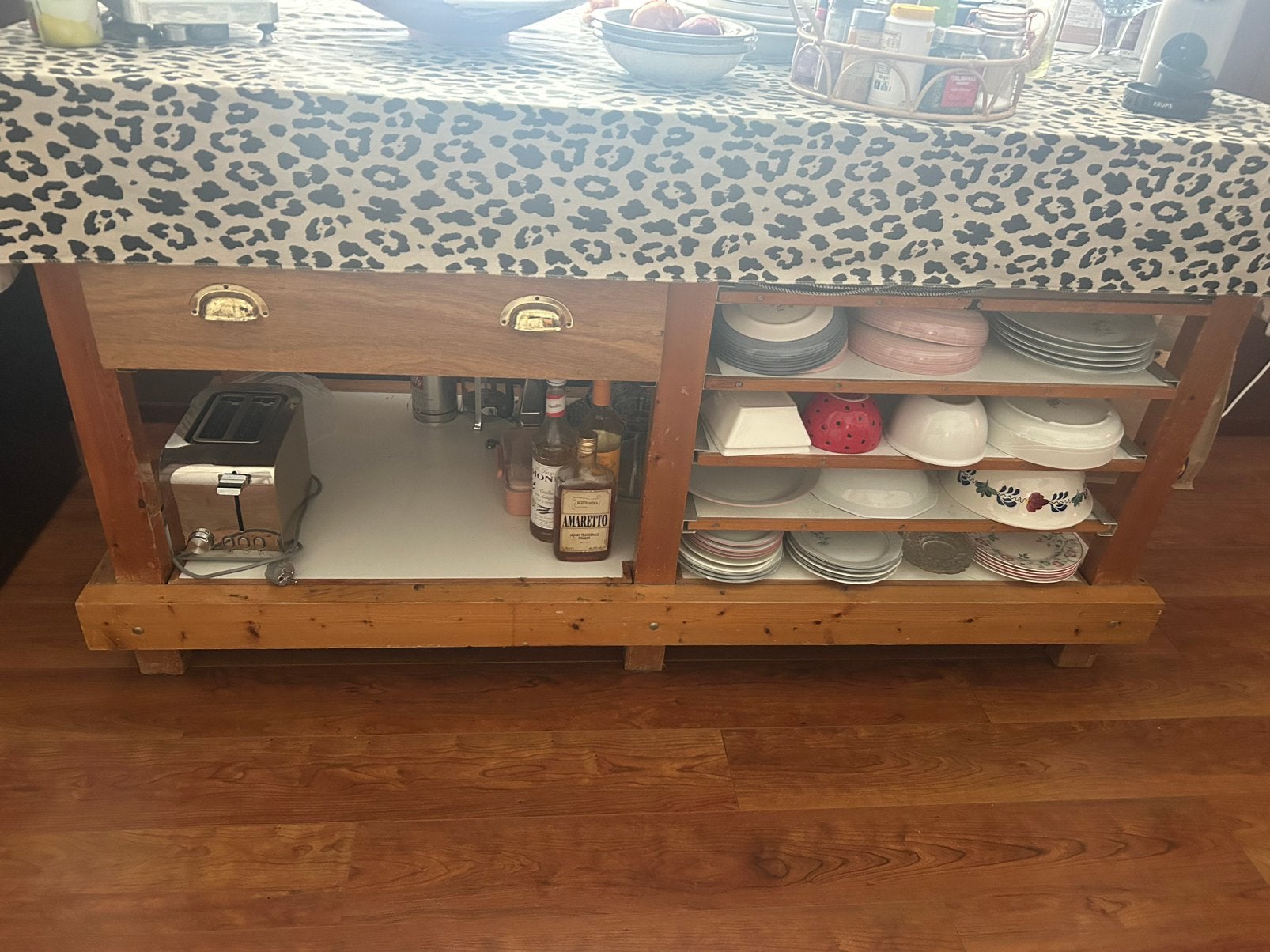 Werkbank/ dressoir voor keuken of garage, Ophalen, Gebruikt