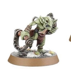 1 Goblin with tramp on sprue AOs, Ophalen of Verzenden, Zo goed als nieuw, Warhammer, Figuurtje(s)