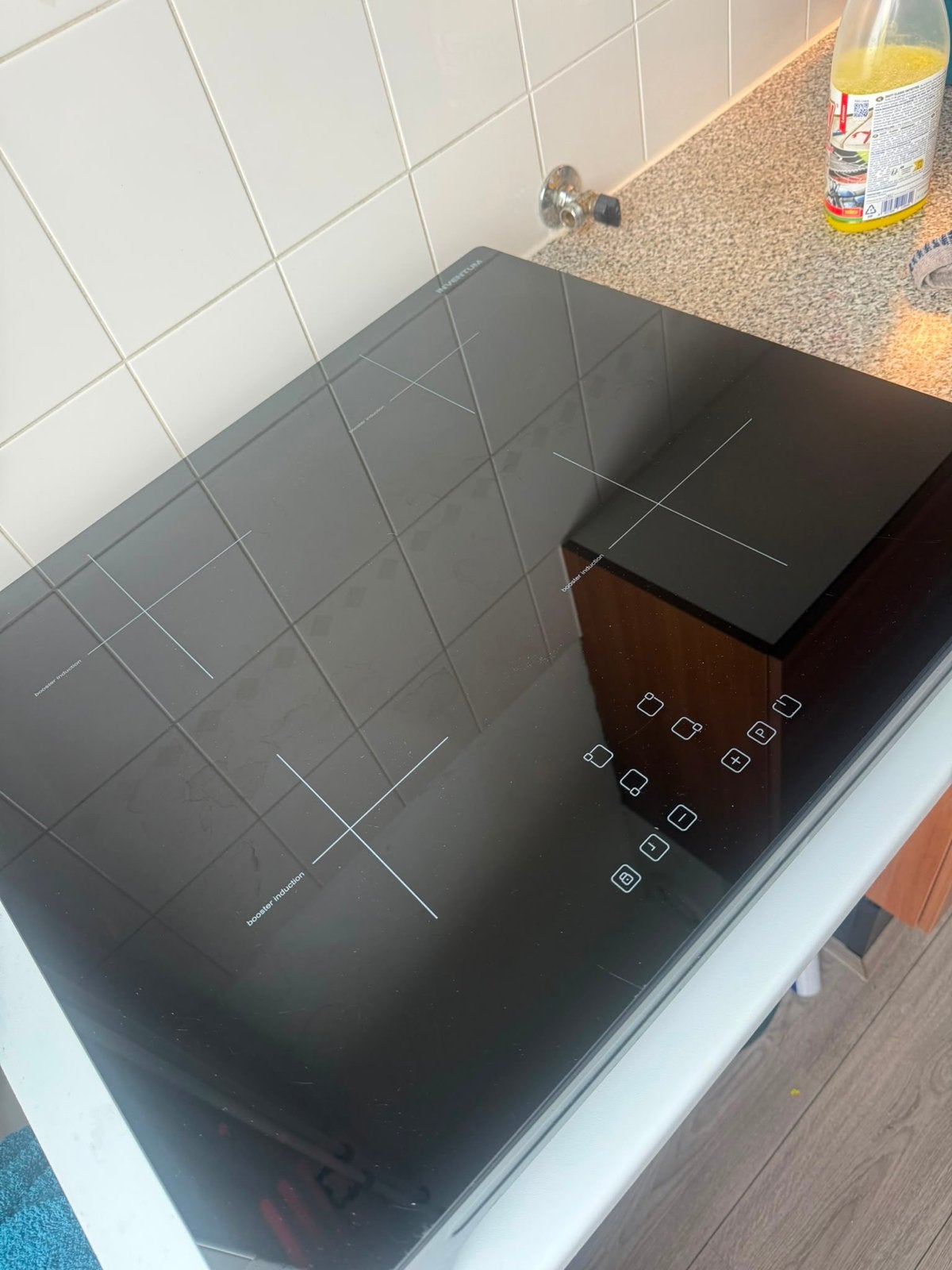 Inventum VKI6010ZWA Inductie Kookplaat - Zwart, Ophalen, Gebruikt, 4 kookzones, Inbouw