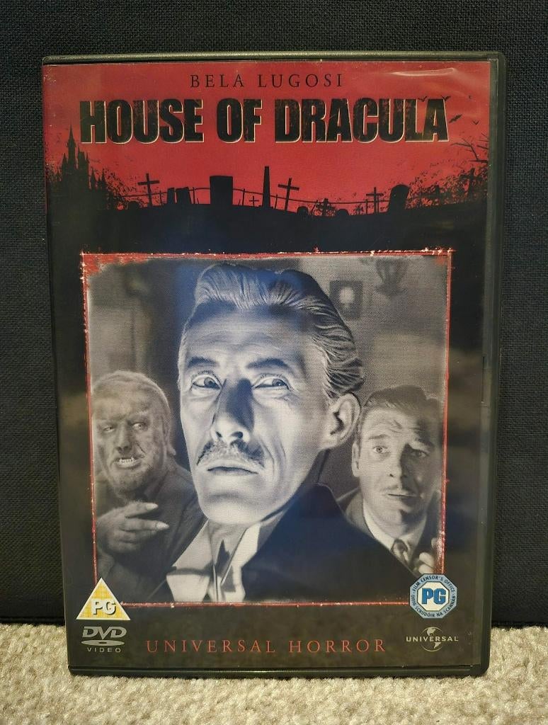 House Of Dracula (john carradine / 1945), Cd's en Dvd's, Dvd's | Klassiekers, Zo goed als nieuw, Horror, 1940 tot 1960, Vanaf 16 jaar