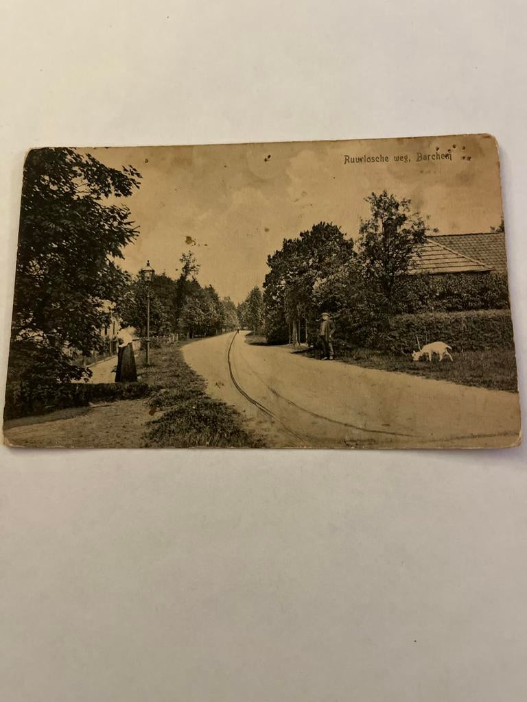 Ansichtkaart Barchem Ruurloseweg, Verzamelen, Ansichtkaarten | Nederland, Ophalen of Verzenden, Voor 1920, Gelopen, Gelderland