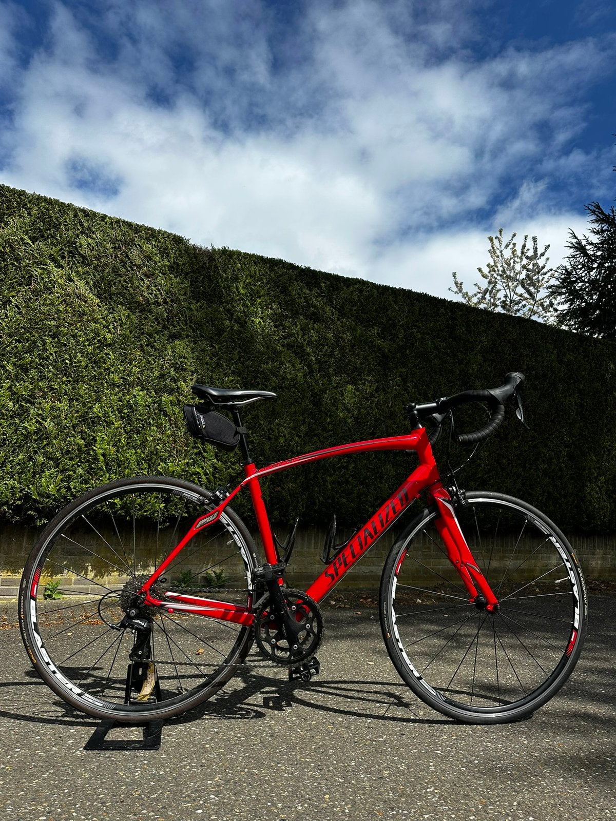 Specialized wielrenfiets rood framemaat 50 cm, Heren, Aluminium, 49 tot 53 cm, Zo goed als nieuw