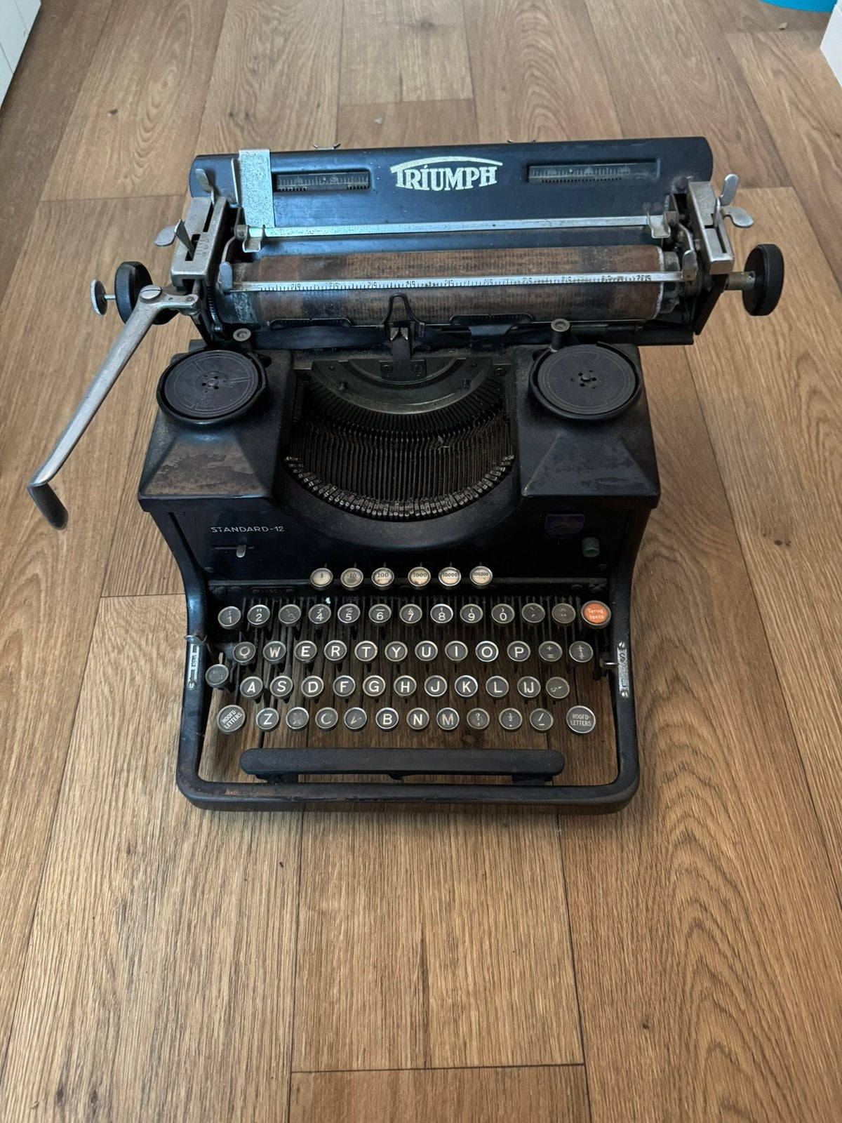 Oude typemachine Triumph, Diversen, Typemachines, Ophalen, Gebruikt