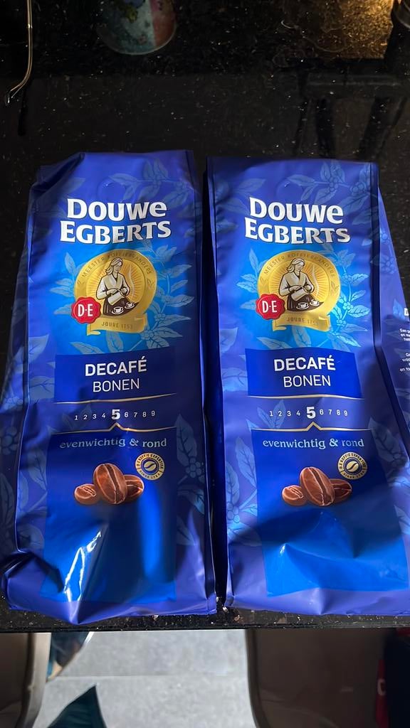 Douwe egberts decafe koffiebonen, Diversen, Levensmiddelen, Ophalen of Verzenden