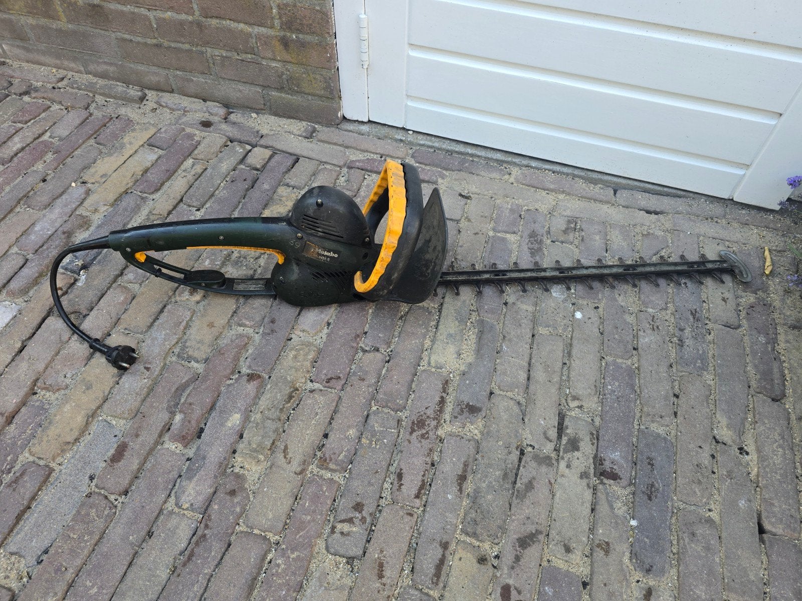 Heggenschaar metabo, Tuin en Terras, Heggenscharen, Ophalen, Gebruikt, Elektrisch