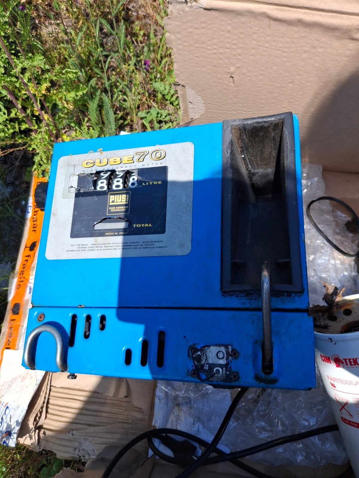 Cube 70 dieselpomp met pistool - goed werkend, Ophalen
