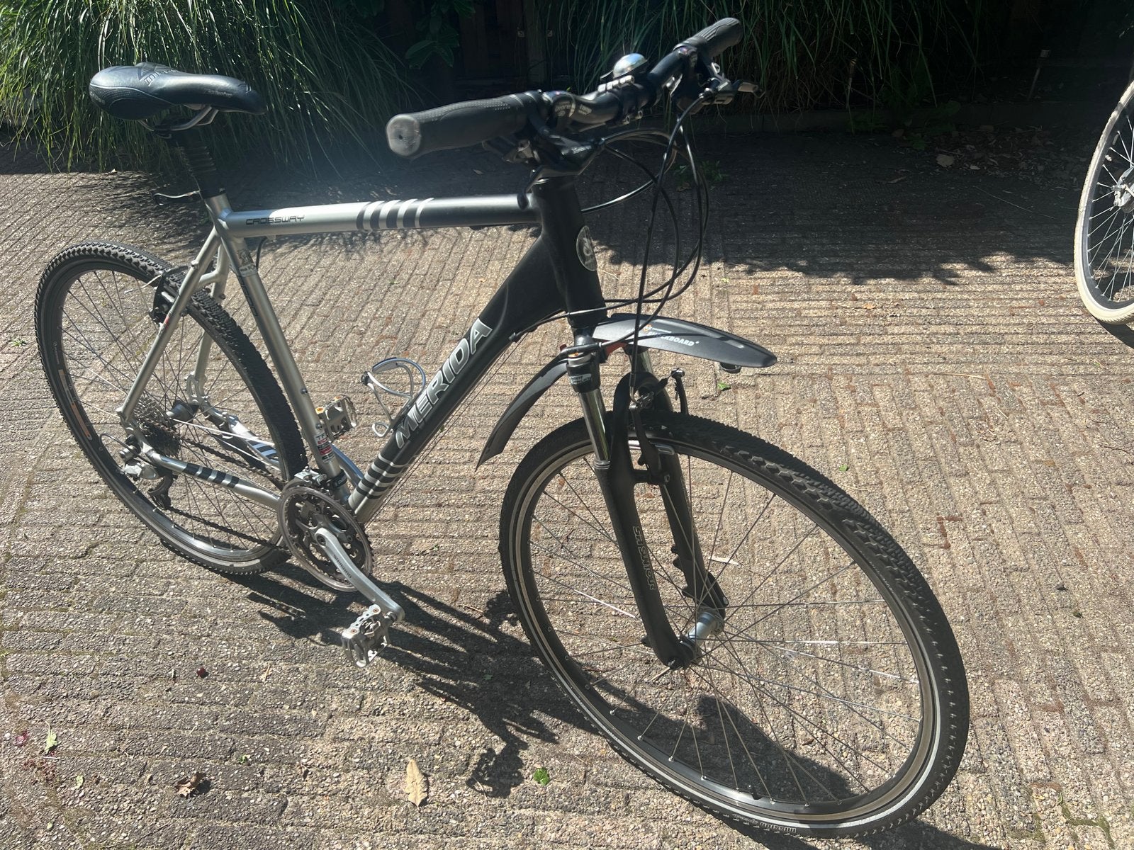 Merida Crossfiets met Shimano Deore XT, 28 inch, Gebruikt, Vering, Velgrem