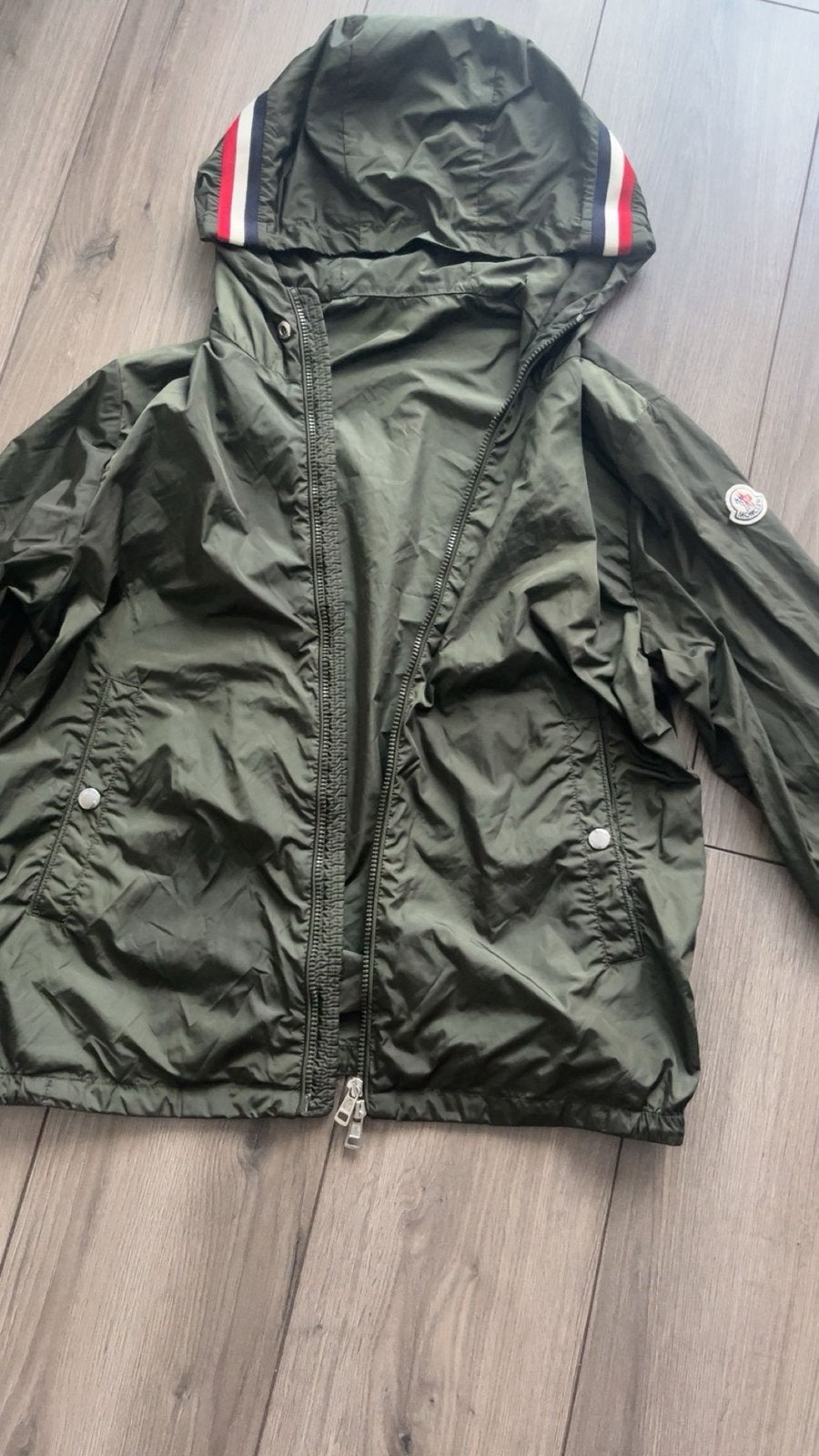 Originele Moncler Jas, Kleding | Heren, Jassen | Zomer, Ophalen of Verzenden, Zo goed als nieuw, Zwart
