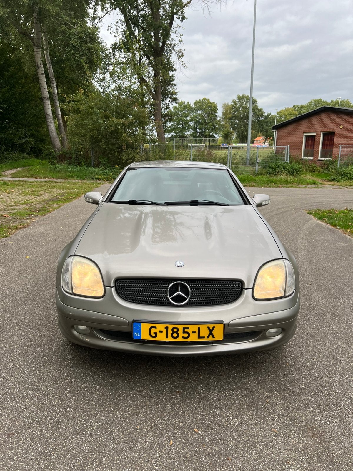 Mercedes-Benz SLK 2.0 Slk200 Kompr Roadster AUT 2003 Grijs, Automaat, 1998 cc, Achterwielaandrijving, 4 cilinders