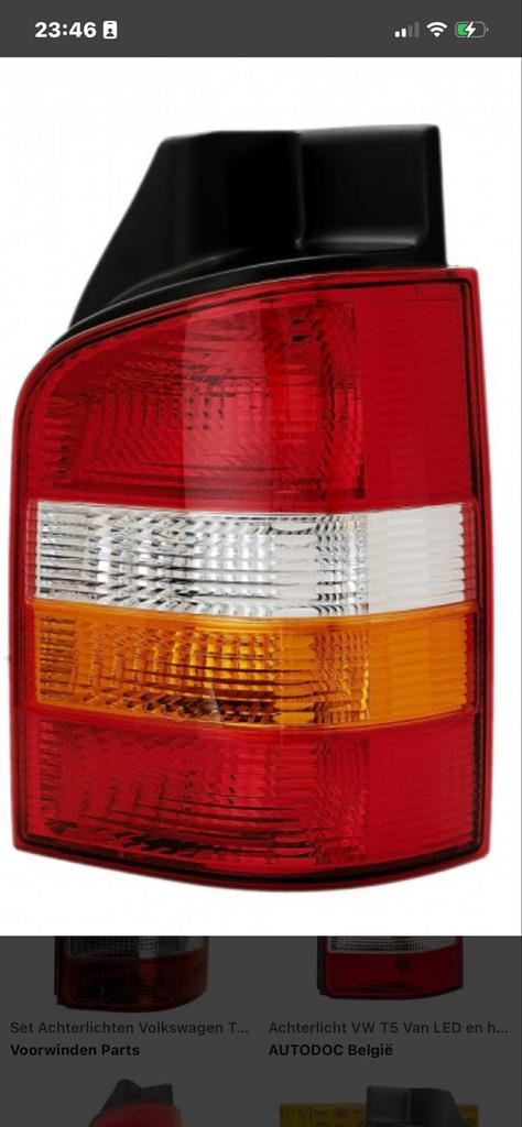 Achterlicht VW T5 Transporter - Links/Rechts, Ophalen of Verzenden, Nieuw, Volkswagen
